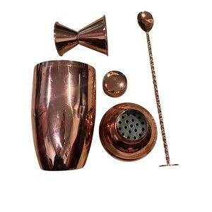 Copper Colored Bartender’s Shaker Set - Slightly Used